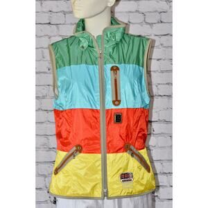 BOGNER Sports Hawaii Zip Pockets Waistcoat Vest Jacket Size 10